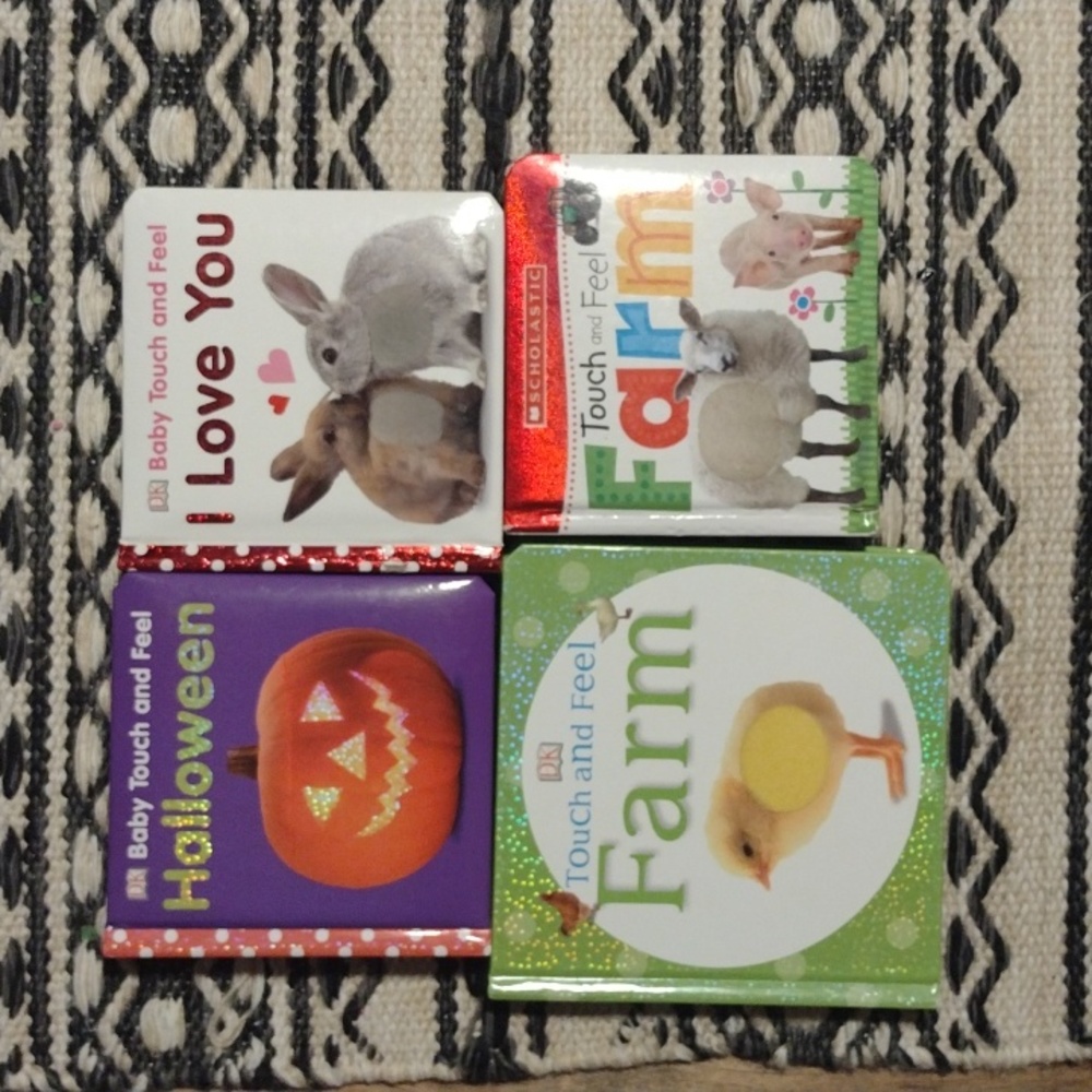 Dk baby touch and feel kids books (4) bundle